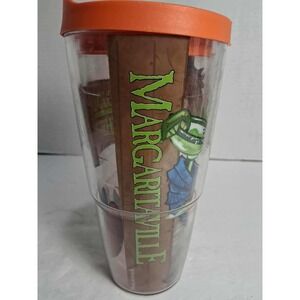 Margaritaville Tervis Tumbler Cup With Lid Parrot It's 5 O'Clock Somewhere 24 oz